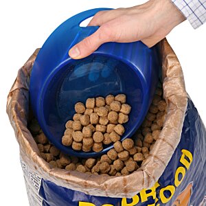 Additional Image 2 - a hand holding a blue bowl with brown balls in a bag
