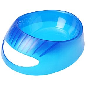 Additional Image 1 - a blue bowl with a white stripe