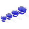 View Image 5 of 6 of Cool Blue Silicone Measuring Cups