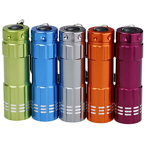 Additional Image 3 - a group of colorful flashlights