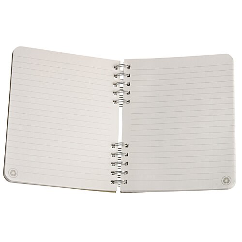 Additional Image 1 - a white paper with a metal band