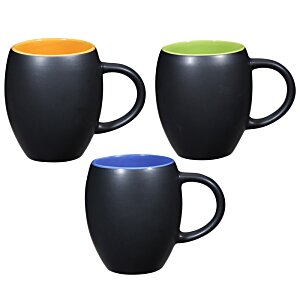 Additional Image 1 - a group of black mugs