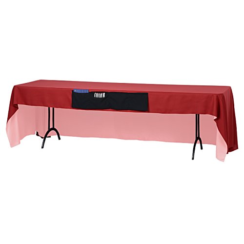 Additional Image 1 - a table with a red tablecloth