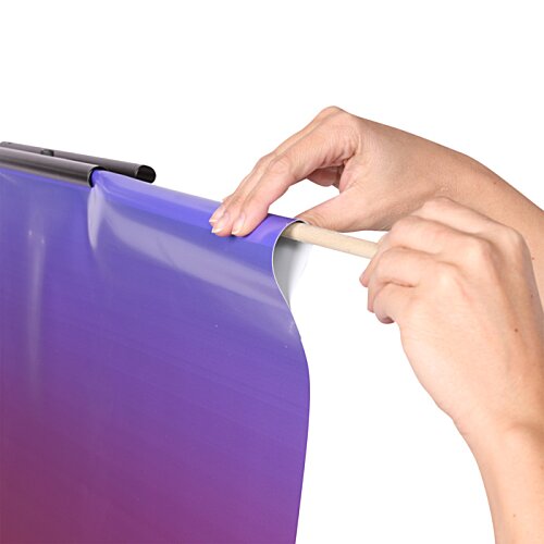 Additional Image 2 - a person holding a purple sheet of paper