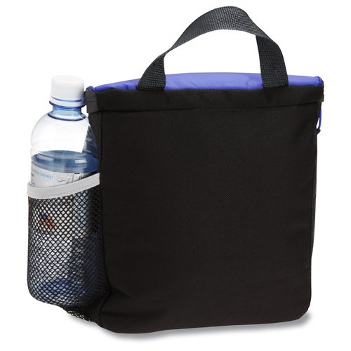 Additional Image 2 - a black bag with a handle and a bottle of water