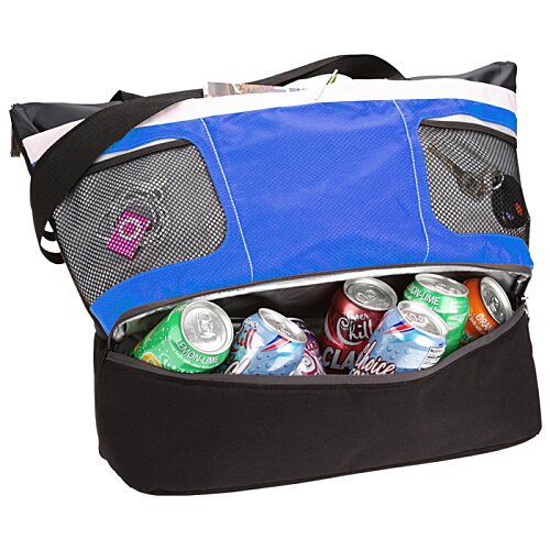 Additional Image 1 - a blue and grey bag with bottles inside