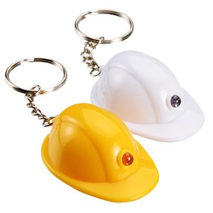 Additional Image 5 - a key chain with a yellow hat on it
