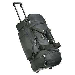 Additional Image 1 - a black suitcase with wheels