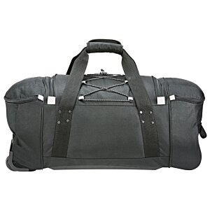 Additional Image 2 - a black duffel bag with a handle