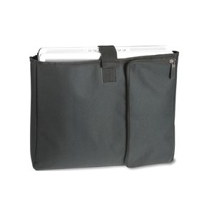 Additional Image 3 - a black leather wallet with a clip
