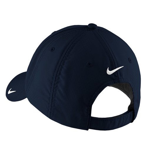 Additional Image 1 - a black hat with a white swoosh