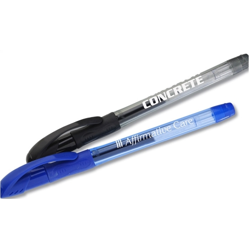 Additional Image 2 - a blue pen with a black cap
