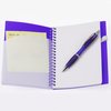 View Image 2 of 2 of File-A-Way Notebook w/Pen - Brights