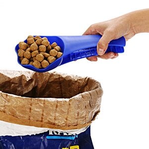 Additional Image 2 - a hand holding a blue bag full of dog food