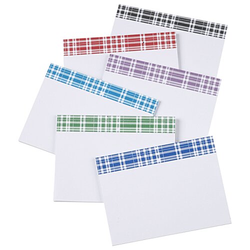 Additional Image 1 - a stack of papers with different colored strips