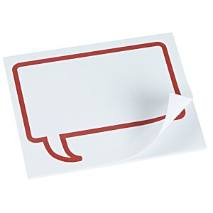Additional Image 2 - a white paper with red outline