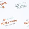 View Image 3 of 3 of Souvenir Designer Sticky Note - 3" x 4" - Stripes - 25 Sheet - 24 hr