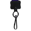 View Image 3 of 2 of Stretchy Elastic Lanyard - 3/4" - 36" - Metal Swivel Snap Hook