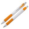 View Image 2 of 2 of Cappuccino Pen - Silver - Closeout Color