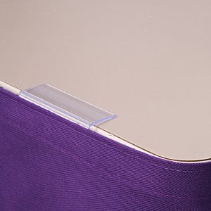 Additional Image 4 - a purple fabric with a white strip