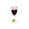 Additional Thumbnail Image 1 - a glass of wine with a green ball