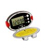 View Image 4 of 4 of Oval Pedometer with Clock - 24 hr
