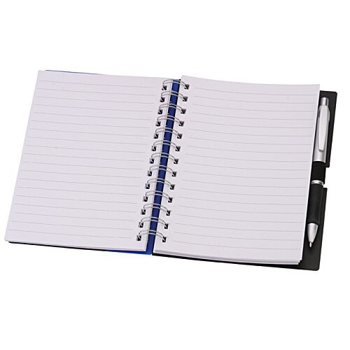 Additional Image 1 - a white notebook with blue band