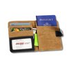Additional Thumbnail Image 1 - a brown folder with a card and a card holder