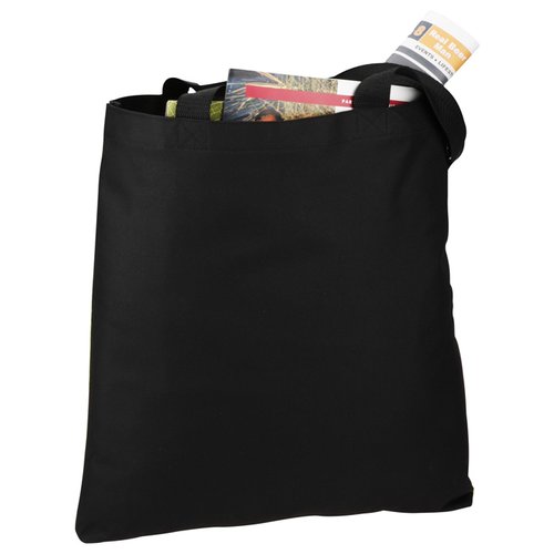Additional Image 1 - a black bag with a white tag