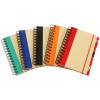 View Image 2 of 2 of Recycled Color Spine Spiral Notebook - 24 hr