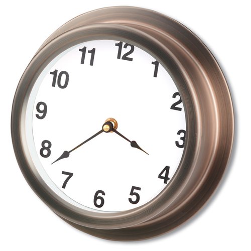 Additional Image 2 - a clock with a white face