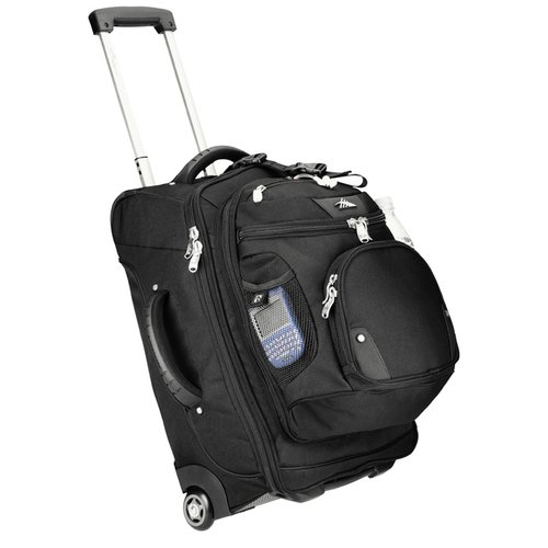 Additional Image 1 - a black luggage bag with handle