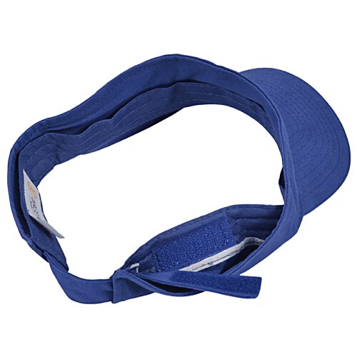 Additional Image 2 - a blue visor on a white background