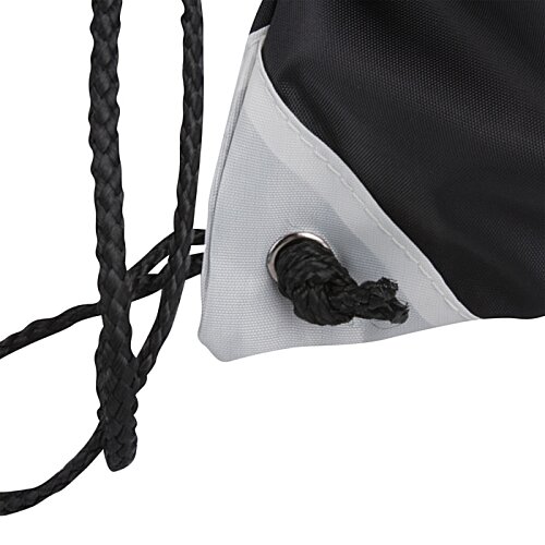 Additional Image 2 - a close up of a black and white cuff