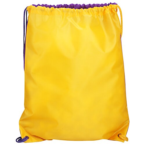 Additional Image 2 - a yellow bag with purple handles