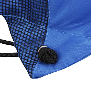 Additional Image 2 - a black ball on a blue fabric
