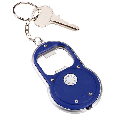 Additional Image 2 - a key chain with a blue keychain