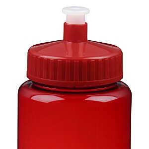 Additional Image 3 - a red plastic bottle with a white cap