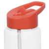 View Image 3 of 3 of Clear Impact Guzzler Sport Bottle with Flip Straw Lid - 32 oz.