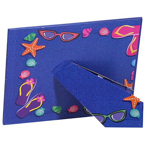 Additional Image 1 - a blue card with a blue border