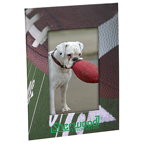 Additional Image 2 - a picture frame with a dog holding a red frisbee