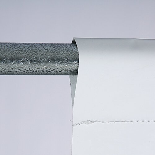 Additional Image 1 - a white paper on a metal pole
