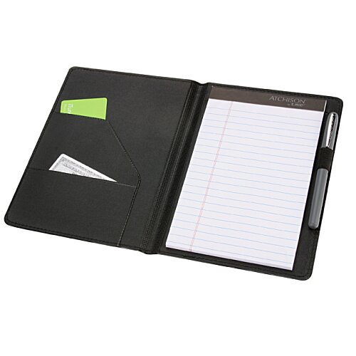 Additional Image 1 - a black and green case with a white paper
