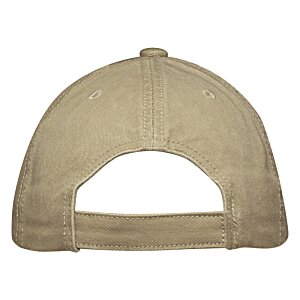 Additional Image 2 - a tan hat with a hole in the back