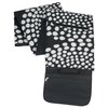 View Image 4 of 4 of Picnic/Stadium Blanket - Black and White Dot