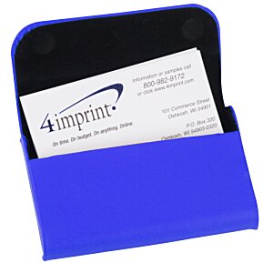 Additional Image 1 - a blue and black card holder