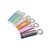 a group of colorful keychains