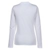 View Image 2 of 2 of Anvil Ringspun 4.5 oz. LS Junior Fit T-Shirt - Ladies' - White