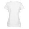View Image 2 of 2 of Fruit of the Loom HD V-Neck T-Shirt - Ladies' - Embroidered - White