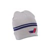 Additional Thumbnail Image 1 - a white beanie with blue stripes